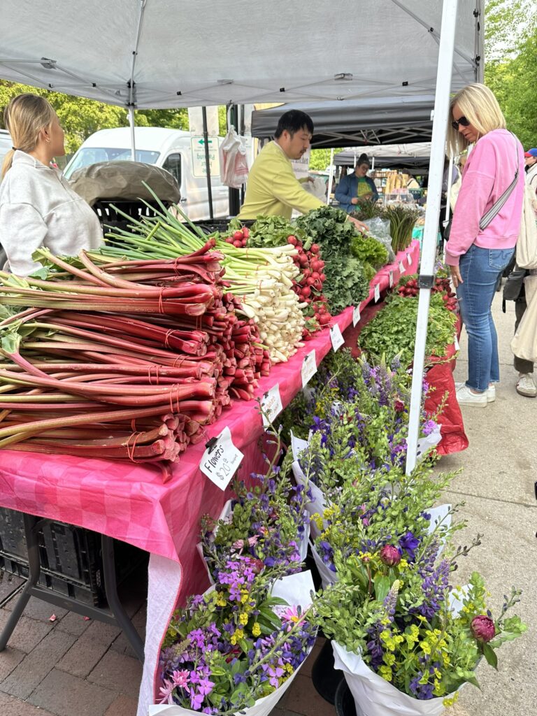 produce at farmers market